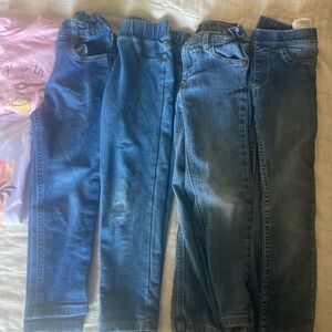 Girl’s 4T Skinny Jean and Jeans Legging Bundle